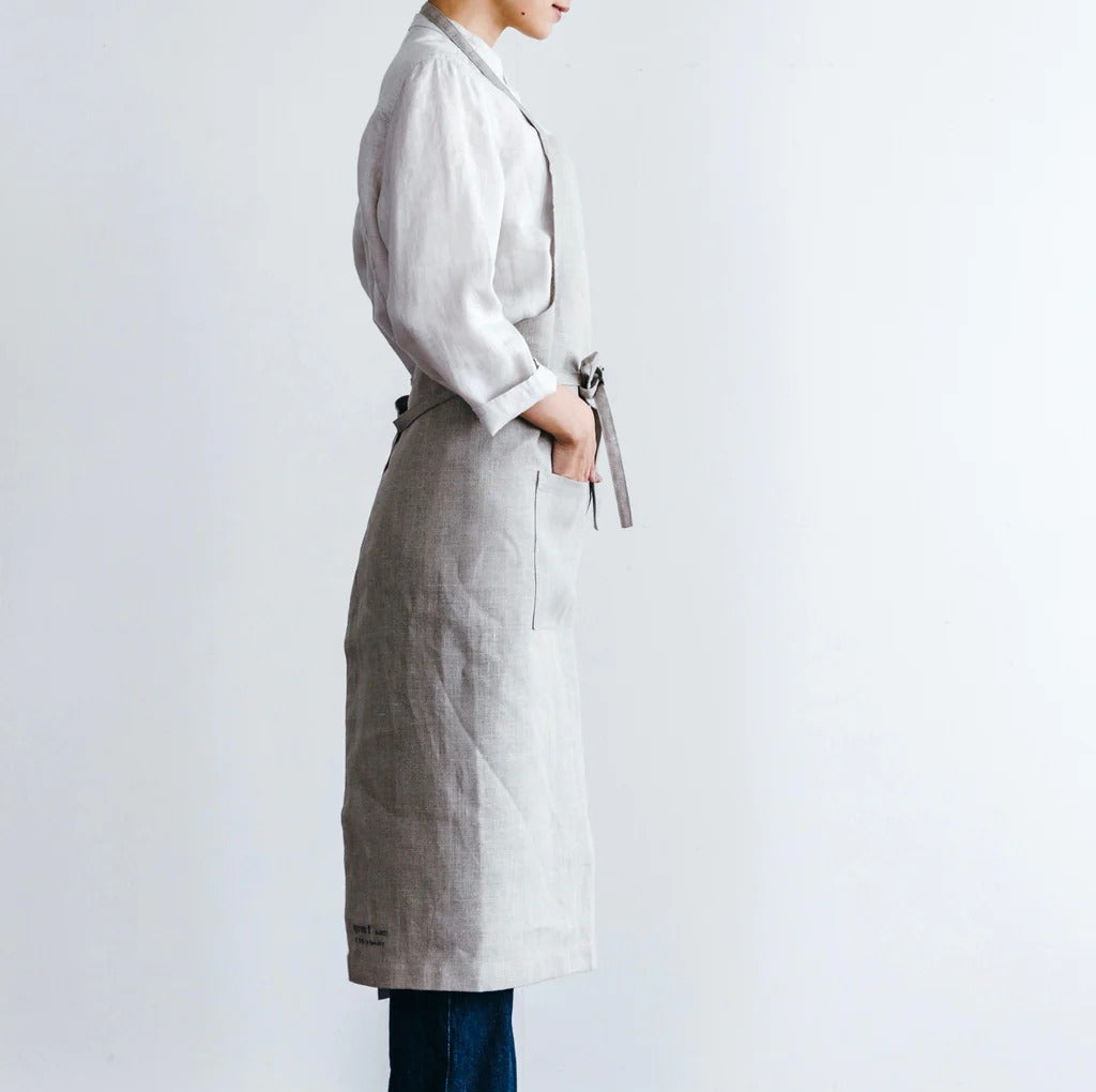 100% Linen Full Length Apron